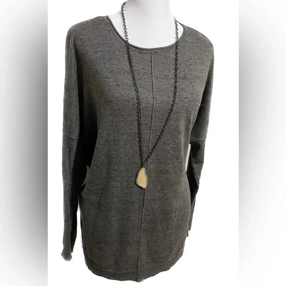 Cabi lightweight oversized gray sweater - XS - Picture 1 of 6